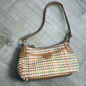 Fossil woven cute bag purse tote